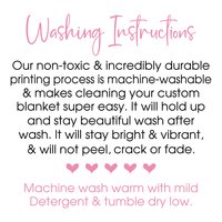 Mother's Day Custom Quote Blanket