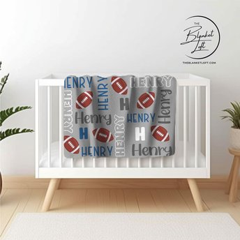 Personalized Football blanket