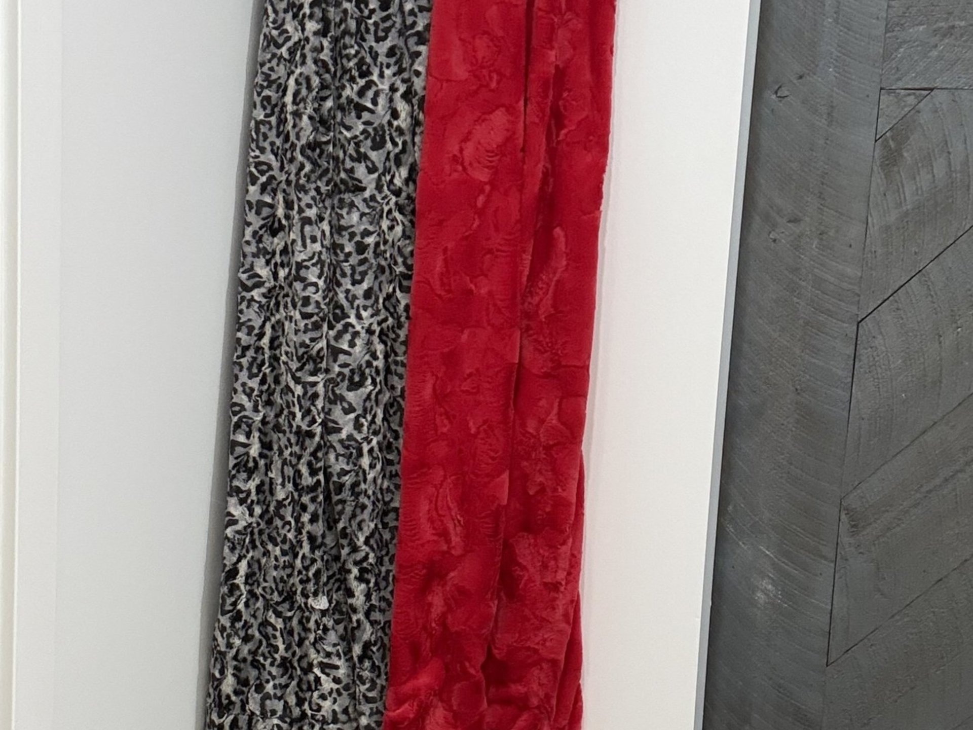 Luxe Cuddle Bobcat with Red Hide 72"x60" XL Adult Minky Blanket