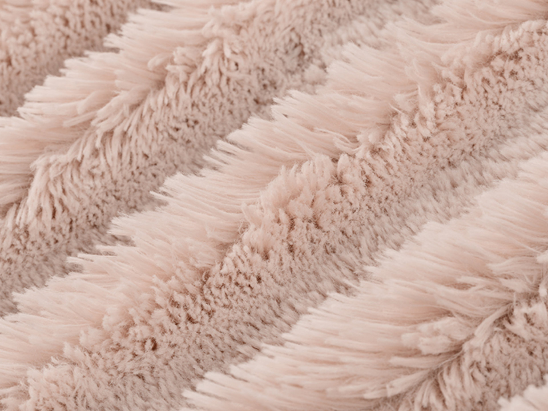 Luxe Cuddle Fawn Rosewater with Shaggy Rosewater 45"x60" XL Travel Minky Blanket
