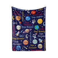 Personalized Solar System Blanket 