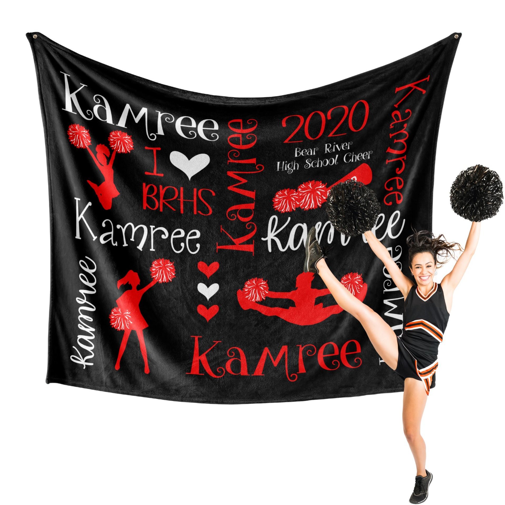 Personalized Cheer Squad Blanket